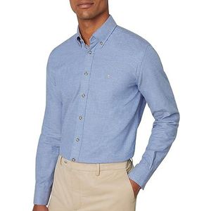 Hackett London Flanel Multi Trim Shirt voor heren, Blauw (blauw), XXL