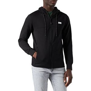 JACK & JONES Jcoair Sweat Zip Hood Sn Jas met capuchon heren,Zwart,M