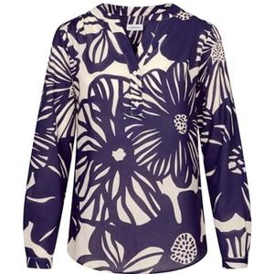 Seidensticker Dames Regular Fit lange mouwen blouse, donkerblauw, 36, donkerblauw, 36