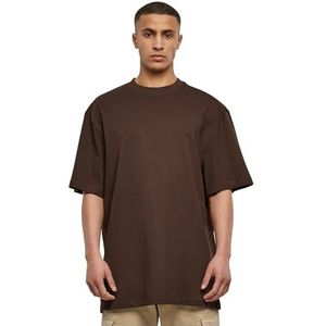 Urban Classics Basic Crew Neck Tall Tee T-shirt voor heren, bruin, 5XL