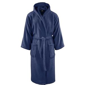 SWEET HOME Klassieke badjas voor dames en heren met capuchon, uniseks, Naval Academy, XL