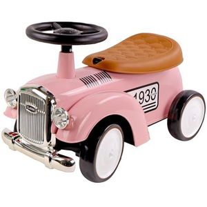TURBO CHALLENGE - Retro Vintage - Loopwagen - 119184 - Vrijloopwielen - Roze - Max 25 kg - Plastic - Kinder Speelgoed - Cadeau - Verjaardag - Decoratie - Kamer - Vanaf 12 maanden