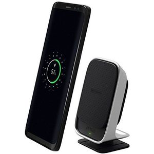 iOttie iTap HLCRIO133 Draadloze autohouder en tafelstandaard met snellaadfunctie voor Samsung Galaxy, Note en iPhone Qi-apparaten, zwart