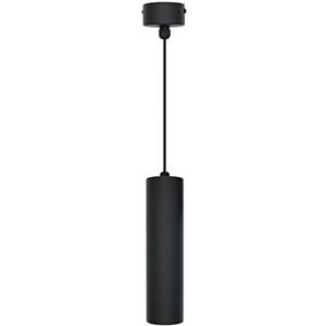 Eurekaled Hanglamp 30 cm cilinder zwart met lampfitting GU10 fitting