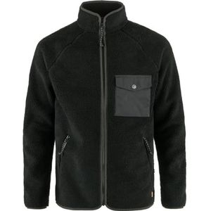 Fjällräven - Vardag Pile Fleece M - Vest - Black-Dark Grey - Isolerend