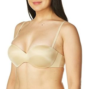 Maidenform Vrouwen gladde strapless extra dekking bedrade dagelijkse beha, Beige (Latte Lift), 75E