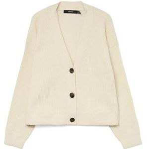 Vero Moda - VMARIES LS V-NECK CARDIGAN BF - Vest - Birch