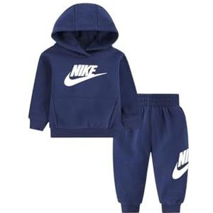 Nike -Overall, bestaande uit sweatshirt en broek, sweatshirt met capuchon, sweatshirt met kangoeroezakken, sweatshirt met geborduurd logo, broek met verstelbare taille met trekkoord, broek met