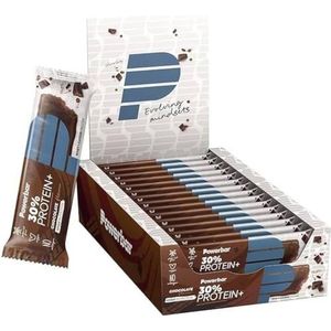 Powerbar Protein Plus 30% chocolade 15x55g - Eiwitrijke reep + wei- en caseïne-eiwit