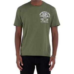 Replay heren t-shirt katoen, 532 Army, XS