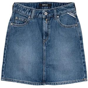 Replay Jeans voor meisjes, rok denim, 009, medium blue., 14 Jaren