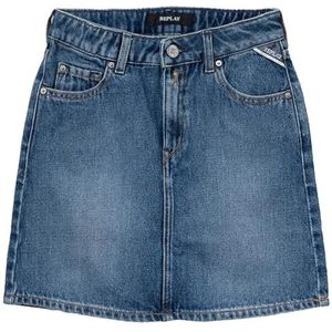 Replay Jeans voor meisjes, rok denim, 009, medium blue., 12 Jaren