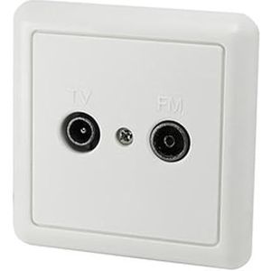 Universele tv- en FM-antenne, ontworpen voor optimale ontvangst. Perfect voor kleine ruimtes, combineert effectiviteit en discretie. Optimaliseer uw audiovisuele ervaring!