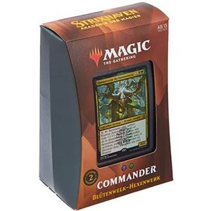 Magic: The Gathering Strixhaven-Commander-Deck – Blütenwelk-heksenwerk (zwart-groen) – Duitse versie