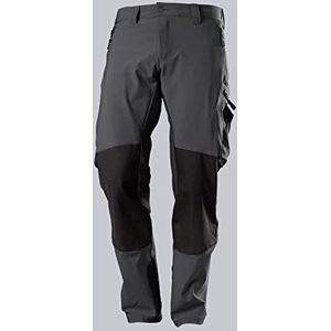BP 1861-620-5632 Workwear heren Superstretch broek, polyamide en elastaan, antraciet/zwart, maat 52l
