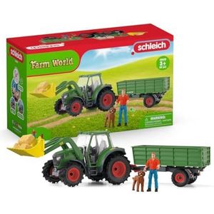 Schleich FARM WORLD - Tractor met Aanhanger - 42608
