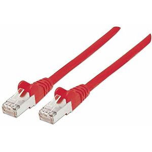 Intellinet Netwerk Patchkabel, Cat5e, 0,25 m, CCA, U/UTP, PVC, Vergulde Contacten, Snagless Cat7 kabel/Cat6A stekkers, koper, S/FTP, LSOH 5 m Rood