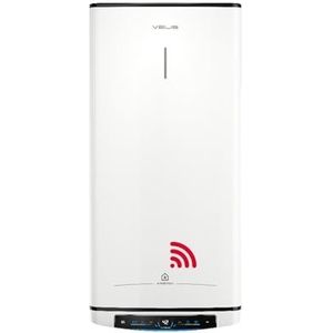 Ariston Velis Pro Wifi elektrische boiler, laag stroomverbruik, meerdere posities, 50 liter, plat, WLAN en ECO-EVO-functie, 79,7 x 27,5 x 51,1 cm, installatie in Spanje
