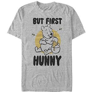 Disney Winnie the Pooh - First Hunny Unisex Crew neck T-Shirt Melange grey L