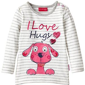 SALT AND PEPPER baby-meisjes B Longsleeve Cute&Funny stripe shirt met lange mouwen
