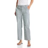 Street One Dames Gestreepte jeans in Blauw, in size: 25