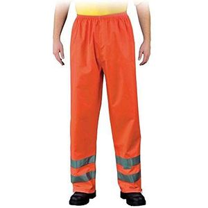 Leber&Hollman fluorescerend-XL Beschermbroek voor dames, oranje, maat XL
