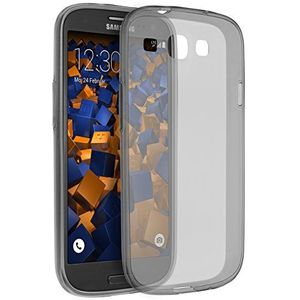 mumbi Hoes compatibel met Samsung Galaxy S3 / S3 Neo mobiele telefoonhoes dun, transparant zwart