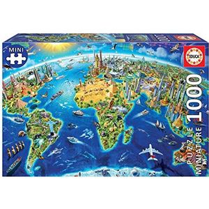Puzzel 1000 Stukjes - Miniatuur Wereldsymbolen (1000) - Educa
