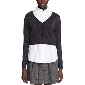 ESPRIT Dames 112EE1I310 gebreide jas, 003/BLACK 3, L