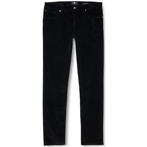 7 For All Mankind Slimmy Tapered Corduroy Black, zwart, 30