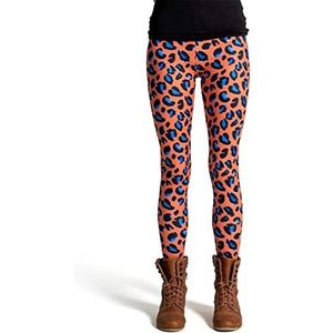 cosey - Bedrukte kleurrijke legging (one size) - Ontwerp luipaardmotief 1