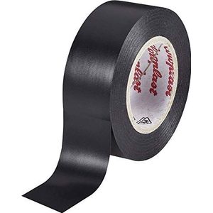 Coroplast 302 302-25-19BK PVC plakband zwart (L x B) 25m x 19mm 1st