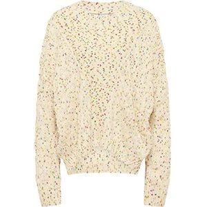 nascita Dames gebreide trui 19019559-NA03, wolwit meerkleurig, M/L, wolwit, meerkleurig, M/L