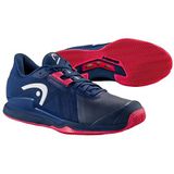 HEAD Sprint Pro 3.5 Clay Vrouwen Tennisschoen, donkerblauw/azalea