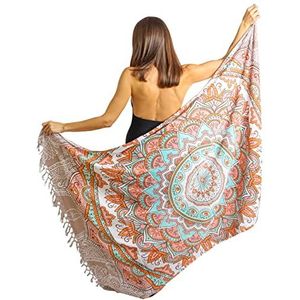 Strandpareo - Mandala Sarong - Bikini Badpak Cover Up - Strandjurk - Wrap