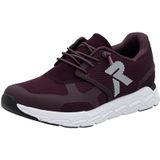 Rieker - R-Rieker Slip-on Sneakers Preston - Braamrood - Vrijetijdsschoen - Lage Schoen - Instapschoen met Elastiek