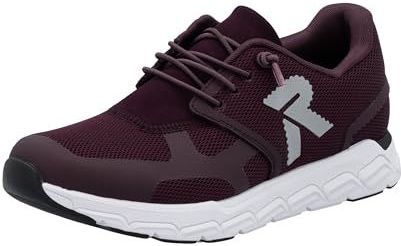 Rieker - R-Rieker Slip-on Sneakers Preston - Braamrood - Vrijetijdsschoen - Lage Schoen - Instapschoen met Elastiek