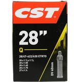 CST 071702 Fietsbinnenband, zwart, 28 x 1 1/8-1,75 inch 28/47-622/635 DV40 mm