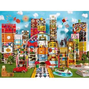 Ravensburger Puzzle 12000434 - Eames House of Cards Fantasy - 1500 Teile Puzzle für Erwachsene und Kinder ab 14 Jahren