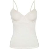 Sassa Dames BH-shirt M. Inleg voorgevormd onderhemd, wit (ivoor 00314), 70B EU, wit (ivoor 00314), 70B