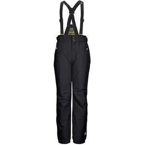 killtec - KSW 214 BYS - Pantalon de Ski - Zwart/Blauw - Met Amovibele Bavette