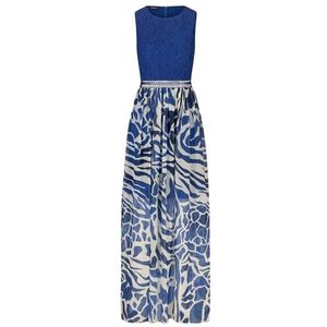 APART Fashion avondjurk, koningsblauw-crème, 34