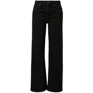 Q/S designed by - CATIE Wide Leg - Stretch Jeans - Blauwe Wassing