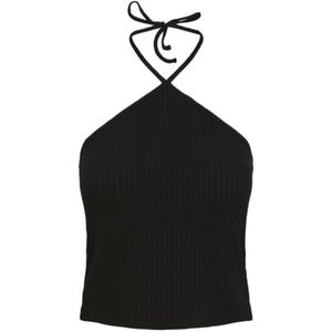 Pcalicia Sl Short Halter Neck Top Bc, zwart, M