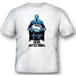 2BNERD T-shirt merk model T/S Batman V Superman Epic Battle Rages