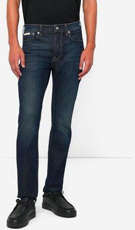 Calvin Klein - Jeans - Donkerblauw - Regular Fit - Heavy Washed