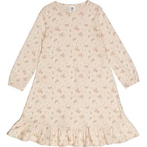 Müsli by Green Cotton Night Dress Print Nightgown Night Dress voor meisjes, Balsem Rose/Balsem Cream/Rose Sugar, 140 cm
