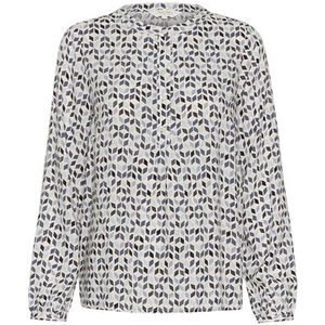 Part Two Damesblouse, bedrukt, band, ronde hals, relaxed, lange mouwen, Ether Graphic Print, 40