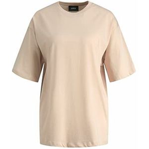 JACK & JONES Dames Jjxx Jxandrea Ss Loose Every Tee Noos T-shirt, maanbeam, XS