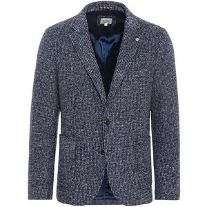 camel active Herencolbert met reverskraag, grijs/blauw, 50